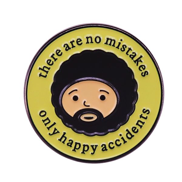 bob ross quote brooch no mistakes just happy accidents cute motivational gift for artist painter, Blue
bob ross quote brooch no mistakes just happy accidents cute motivational gift for artist painter, Blue