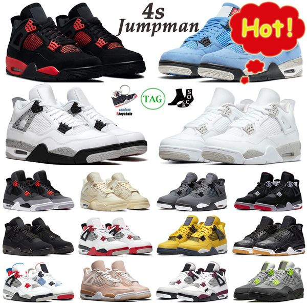 og jorden 4 4s basketball shoes men women jumpman jordam 4 red thunder infrared black cat bred university blue shimmer royalty mens trainers
og jorden 4 4s basketball shoes men women jumpman jordam 4 red thunder infrared black cat bred university blue shimmer royalty mens trainers