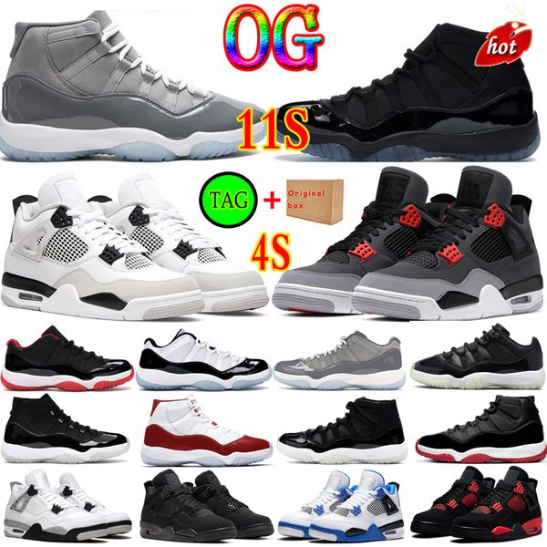 with box 4 11 jumpman 4s 11s basketball shoes designer jorden sneaker sport shoe jorda military black cat fire red thunder sail cool gery
with box 4 11 jumpman 4s 11s basketball shoes designer jorden sneaker sport shoe jorda military black cat fire red thunder sail cool gery
