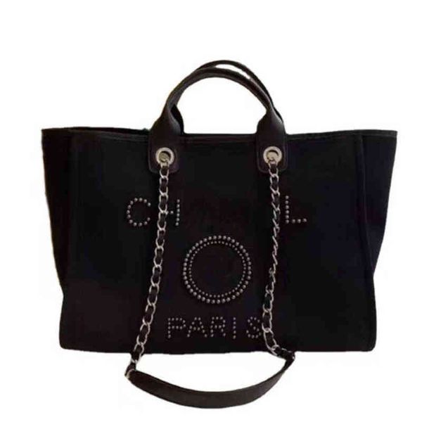 luxury women's classic evening bags brand ch handbags pearl tote canvas beach bag designers female portable shoulder large capacity big, Black;red
luxury women's classic evening bags brand ch handbags pearl tote canvas beach bag designers female portable shoulder large capacity big, Black;red