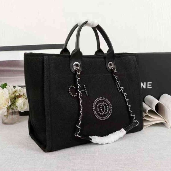 luxury women's fashion handbags evening bags brand ch pearl tote canvas beach bag female portable large capacity big handbag designers
luxury women's fashion handbags evening bags brand ch pearl tote canvas beach bag female portable large capacity big handbag designers
