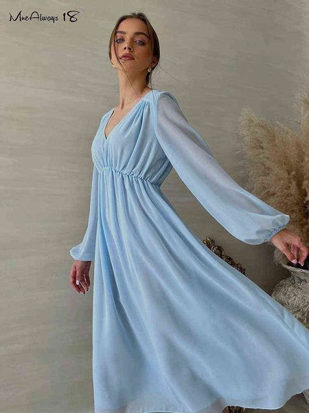 mnealways18 elegant chiffon dress woman flowing puff slevees midi dress autumn transparent soft female a-line dress romatic 2022 t220819, Black;gray
mnealways18 elegant chiffon dress woman flowing puff slevees midi dress autumn transparent soft female a-line dress romatic 2022 t220819, Black;gray