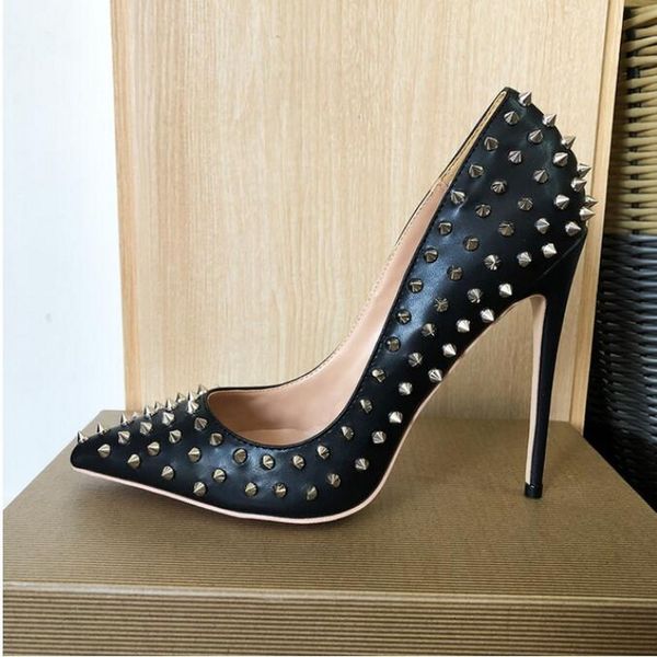 silver spikes fashion red bottom shoes women black matte with rivets stiletto high heels ladies wild party club high heel dress work shoe 8c
silver spikes fashion red bottom shoes women black matte with rivets stiletto high heels ladies wild party club high heel dress work shoe 8c