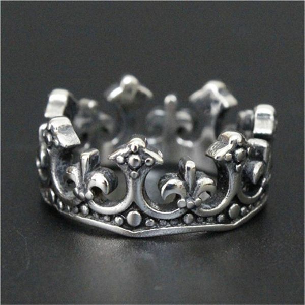 1pc men boy fleur de lis crown ring 16l stainless steel selling popular cool crown ring304v, Silver
1pc men boy fleur de lis crown ring 16l stainless steel selling popular cool crown ring304v, Silver