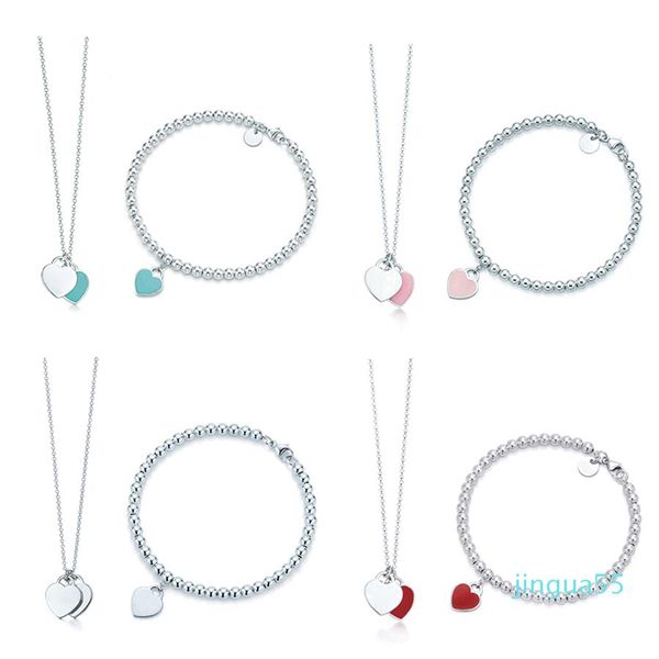 fashion 100% 925 sterling silver fashion classic love necklace bracelet set multicolor optional woman jewelry2464
fashion 100% 925 sterling silver fashion classic love necklace bracelet set multicolor optional woman jewelry2464