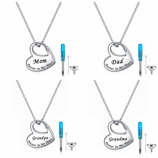 stainless steel cremation love jewelry ashes necklace souvenir memorial waterproof urn pendant, Silver
stainless steel cremation love jewelry ashes necklace souvenir memorial waterproof urn pendant, Silver