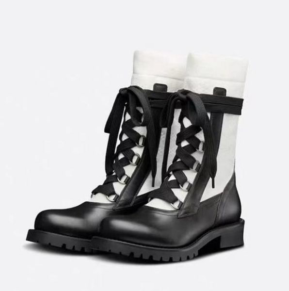 luxury leather stitching knitted martin boots women's star new lace up thick sole cross straps black and white ladies breathable elasti
luxury leather stitching knitted martin boots women's star new lace up thick sole cross straps black and white ladies breathable elasti