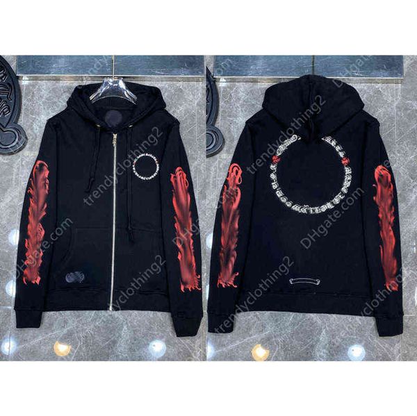trendy brand hoodie quality classic ch zipper autumn winter luxury fashion sweatshirts designer mens sweater horseshoe phantom cross print h, Black
trendy brand hoodie quality classic ch zipper autumn winter luxury fashion sweatshirts designer mens sweater horseshoe phantom cross print h, Black