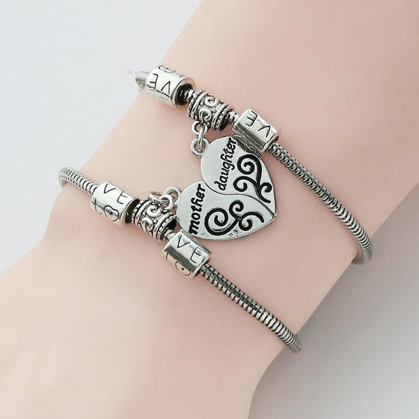 mother daughter charms bracelet femme strands puzzle love heart chain bracelets for women family jewelry mothers day christmas, Black
mother daughter charms bracelet femme strands puzzle love heart chain bracelets for women family jewelry mothers day christmas, Black
