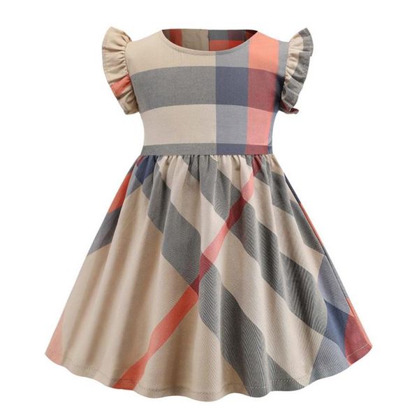 girls dresses luxury plaid flying sleeves cotton ruffle princess wedding party dress kids designer clothes children boutique cloth240s, Red;yellow
girls dresses luxury plaid flying sleeves cotton ruffle princess wedding party dress kids designer clothes children boutique cloth240s, Red;yellow