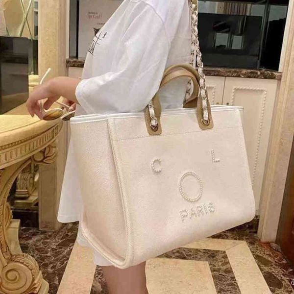 fashion luxury women's handbags evening bags brand ch pearl tote canvas beach bag female portable large capacity big handbag designers
fashion luxury women's handbags evening bags brand ch pearl tote canvas beach bag female portable large capacity big handbag designers