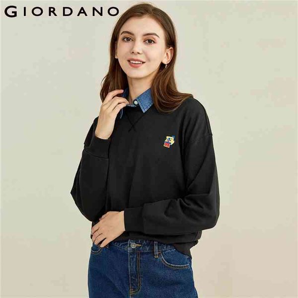 giordano women sweatshirts embroidery dropped-shoulder loose sweatshirt long sleeves casual 90391764, Black
giordano women sweatshirts embroidery dropped-shoulder loose sweatshirt long sleeves casual 90391764, Black