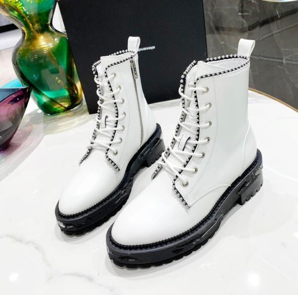 excellent quality womens designer boots leather martin ankle chaelsea boot fashion non-slip wave colored rubber outsole elastic webbing luxu, Black
excellent quality womens designer boots leather martin ankle chaelsea boot fashion non-slip wave colored rubber outsole elastic webbing luxu, Black