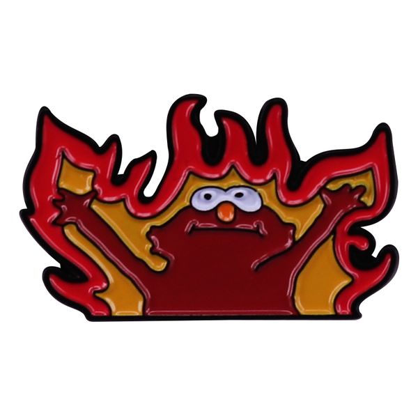 elmoo hell fire meme enamel pin brooch badge clothes hat backpack decoration jewelry accessories, Blue
elmoo hell fire meme enamel pin brooch badge clothes hat backpack decoration jewelry accessories, Blue