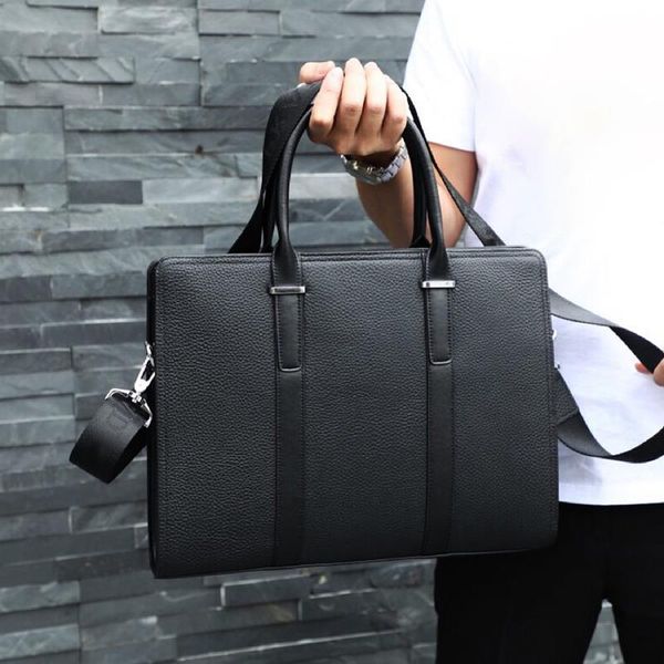 5a genuine leather briefcase hardware designer luxury lapbusiness quality bag with case removable attache strap
5a genuine leather briefcase hardware designer luxury lapbusiness quality bag with case removable attache strap