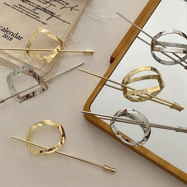 woman geometric metal hair stick chic ladies hair accessories hairclip hairpins headwear, Slivery;white
woman geometric metal hair stick chic ladies hair accessories hairclip hairpins headwear, Slivery;white