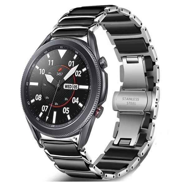 20mm 22mm ceramic strap for samsung galaxy watch 42mm 46mm/active 2/huawei gt gt2/amazfit gtr 47mm metal stainless steel band 220819, Black;brown
20mm 22mm ceramic strap for samsung galaxy watch 42mm 46mm/active 2/huawei gt gt2/amazfit gtr 47mm metal stainless steel band 220819, Black;brown