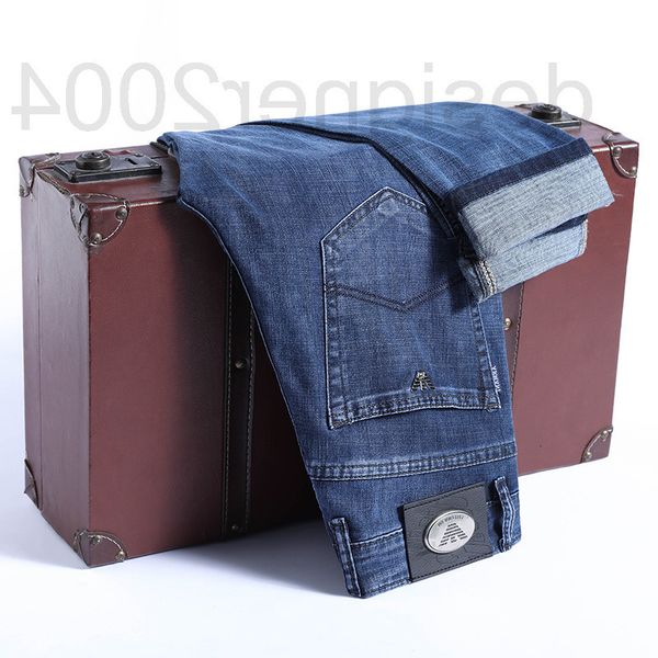 men's jeans designer spring and summer new jeans youth leisure middle waist pants blue elastic trend s4ng
men's jeans designer spring and summer new jeans youth leisure middle waist pants blue elastic trend s4ng