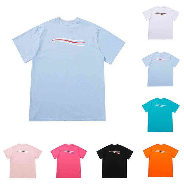 womens t shirt 2022 classic candy-colored trendy macarons wave tees casual summer short sleeve mens ins hot, White
womens t shirt 2022 classic candy-colored trendy macarons wave tees casual summer short sleeve mens ins hot, White