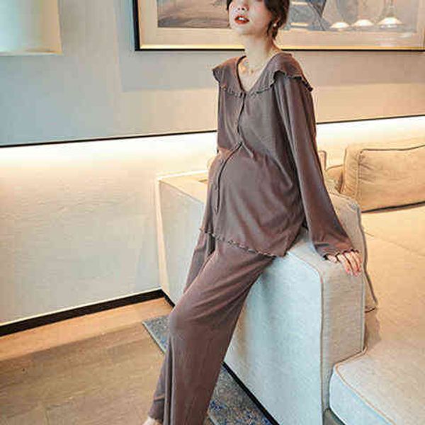 locking spring autumn postpartum pajamas for pregnant women plus size breastfeeding pregnancy motherhood home suits j220813, White
locking spring autumn postpartum pajamas for pregnant women plus size breastfeeding pregnancy motherhood home suits j220813, White