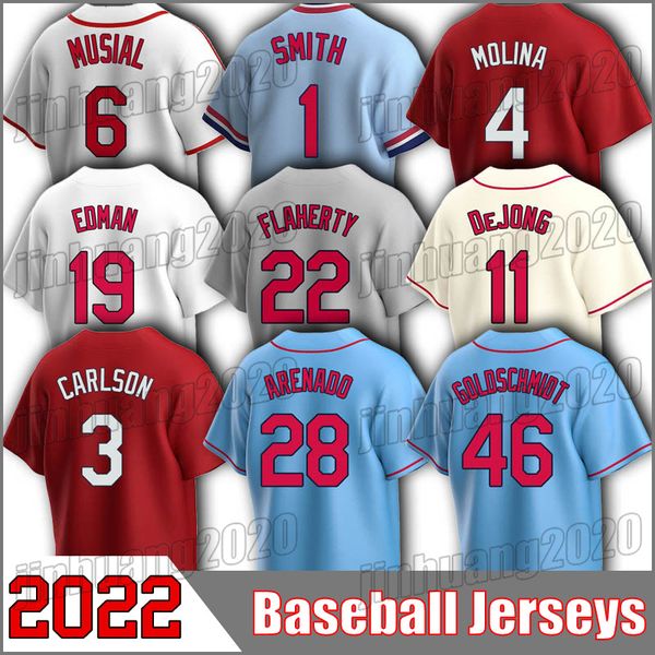 4 yadier molina baseball jersey nolan arenado paul goldschmidt ozzie smith jerseys stan musial edman dylan carlson lars nootbaar wainwright, Blue;black
4 yadier molina baseball jersey nolan arenado paul goldschmidt ozzie smith jerseys stan musial edman dylan carlson lars nootbaar wainwright, Blue;black