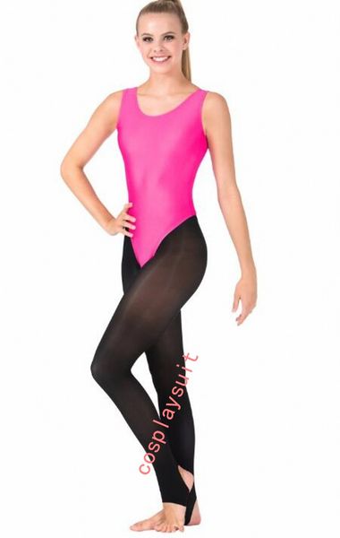 women's catsuit costumes nylon lycar tank thong leotard for gymnastics dance leotards girls ballet dance spandex skin tights garment, Black
women's catsuit costumes nylon lycar tank thong leotard for gymnastics dance leotards girls ballet dance spandex skin tights garment, Black