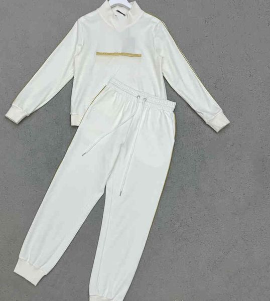 women's two piece pants brand f home fashion casual suit women's 2022 autumn new letter embroidery long sleeve, White
women's two piece pants brand f home fashion casual suit women's 2022 autumn new letter embroidery long sleeve, White