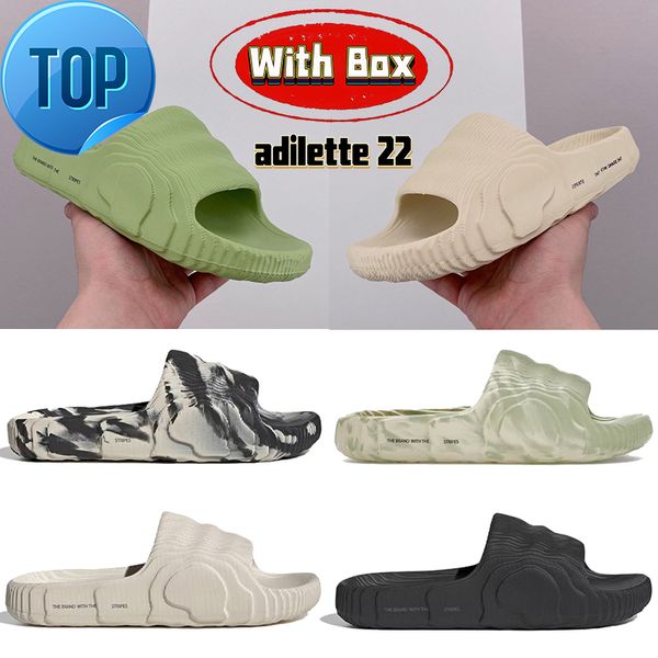 with box adilette 22 slide beach designer sandals mens slippers magic lime st desert sand black grey bone white luxury shoes flip flops
with box adilette 22 slide beach designer sandals mens slippers magic lime st desert sand black grey bone white luxury shoes flip flops