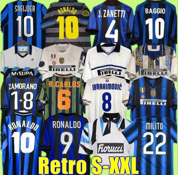 finals 2009 milito sneijder zanetti milan retro soccer jersey eto'o football 97 98 99 01 02 03 djorkaeff baggio adriano 10 11 07 08 09, Black;yellow
finals 2009 milito sneijder zanetti milan retro soccer jersey eto'o football 97 98 99 01 02 03 djorkaeff baggio adriano 10 11 07 08 09, Black;yellow