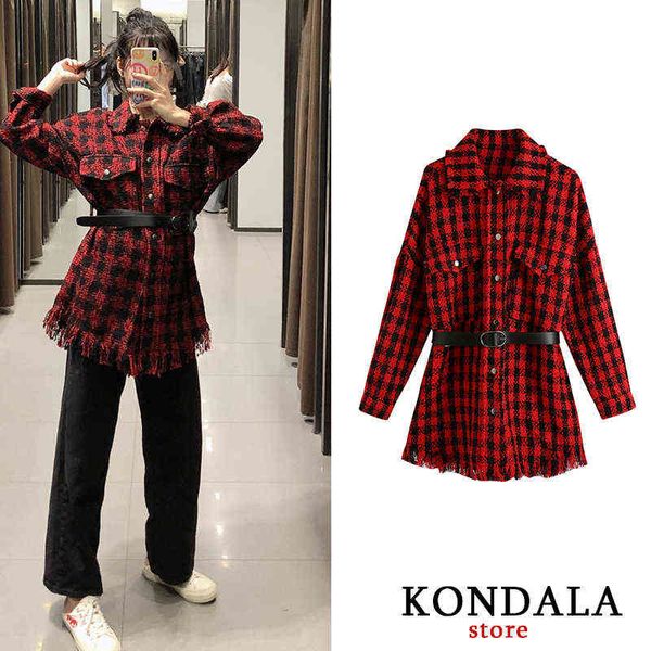 women blazer autumn vintage plaid print red za coat long sheath slim thick winter coat jackets women elegant style blazer j220813, White;black
women blazer autumn vintage plaid print red za coat long sheath slim thick winter coat jackets women elegant style blazer j220813, White;black