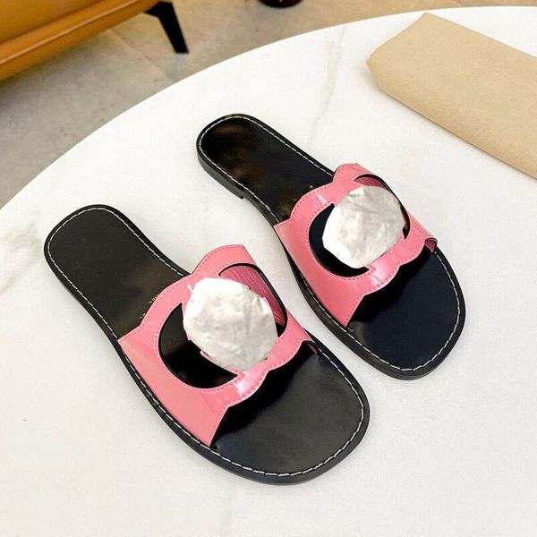 summer slippers fashion leather casual designer sandals office shoes, Black 
summer slippers fashion leather casual designer sandals office shoes, Black