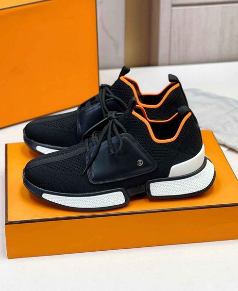 22s/s -- sporty expert sneaker knit calfskin leather light sole men tech fabrics outdoor trainers techwear man skateboard walking u38-46 sho, Black
22s/s -- sporty expert sneaker knit calfskin leather light sole men tech fabrics outdoor trainers techwear man skateboard walking u38-46 sho, Black