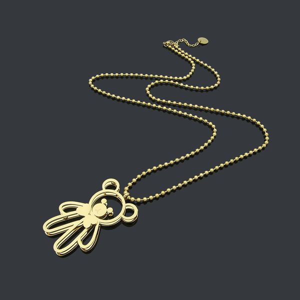 luxury jewelry designer circular bead chain three dimensional hollow bear necklace designed for jewelry women highest quality necklace, Silver
luxury jewelry designer circular bead chain three dimensional hollow bear necklace designed for jewelry women highest quality necklace, Silver