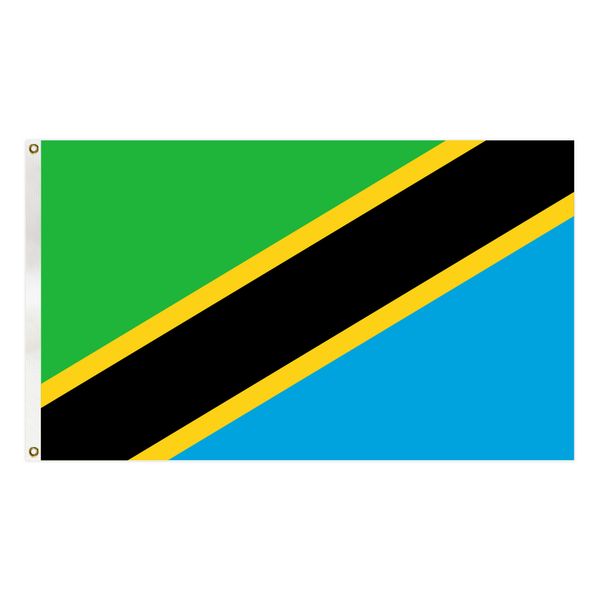 tanzania flag 90x150 cm factory supply premium polyester country national banner with brass grommets
tanzania flag 90x150 cm factory supply premium polyester country national banner with brass grommets