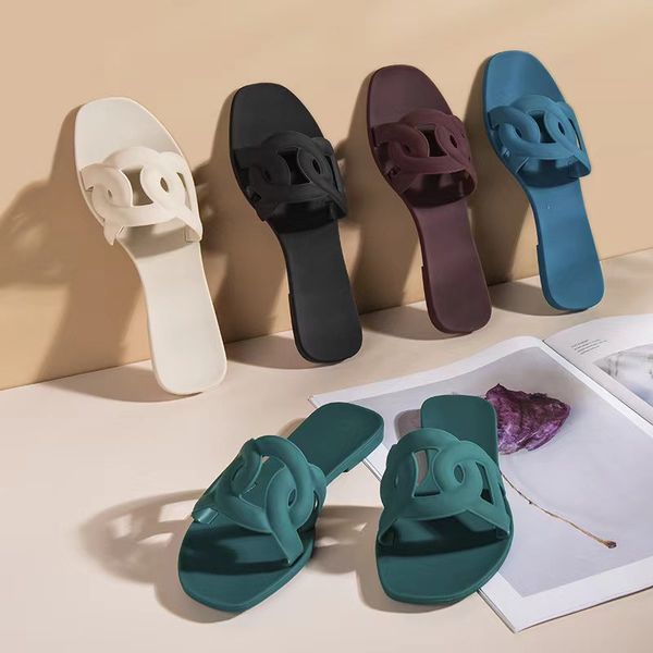 2022 fashion designer women's sandals flat high heel jelly slippers herringbone platform rubber beach plain print muller luxury letters, Black
2022 fashion designer women's sandals flat high heel jelly slippers herringbone platform rubber beach plain print muller luxury letters, Black