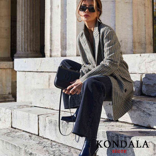 kondala za 2020 women blazer office lady plaid print long jackets autumn winter vneck elegant loose jackets mujer outfit j220813, White;black
kondala za 2020 women blazer office lady plaid print long jackets autumn winter vneck elegant loose jackets mujer outfit j220813, White;black