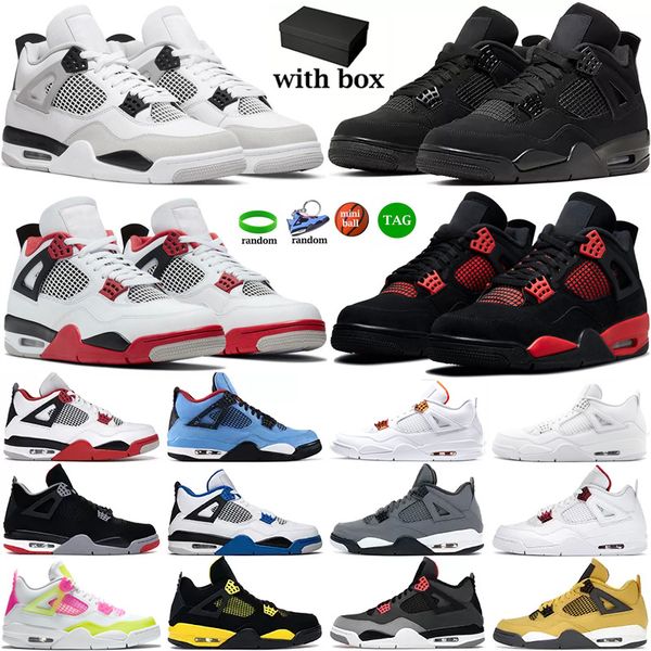with box men women basketball shoes jumpman 4 4s sneaker military black cat fire red thunder sail white oreo pure money dark mocha
with box men women basketball shoes jumpman 4 4s sneaker military black cat fire red thunder sail white oreo pure money dark mocha