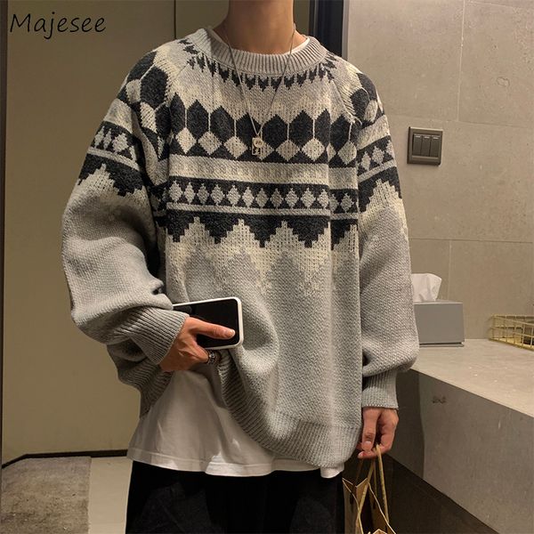 men argyle pullovers oversize leisure thicker students retro knitting males sweaters allmatch korean style fashion 220822, White;black
men argyle pullovers oversize leisure thicker students retro knitting males sweaters allmatch korean style fashion 220822, White;black