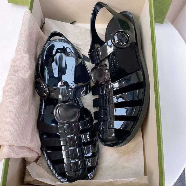 designer women sandals double transparent sandals rubber slippers jelly flat slides slipper, Black
designer women sandals double transparent sandals rubber slippers jelly flat slides slipper, Black