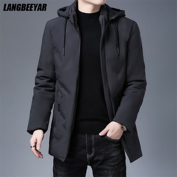 brand hooded casual fashion long thicken outwear parkas jacket men winter windbreaker coats men clothing 220822, Black
brand hooded casual fashion long thicken outwear parkas jacket men winter windbreaker coats men clothing 220822, Black