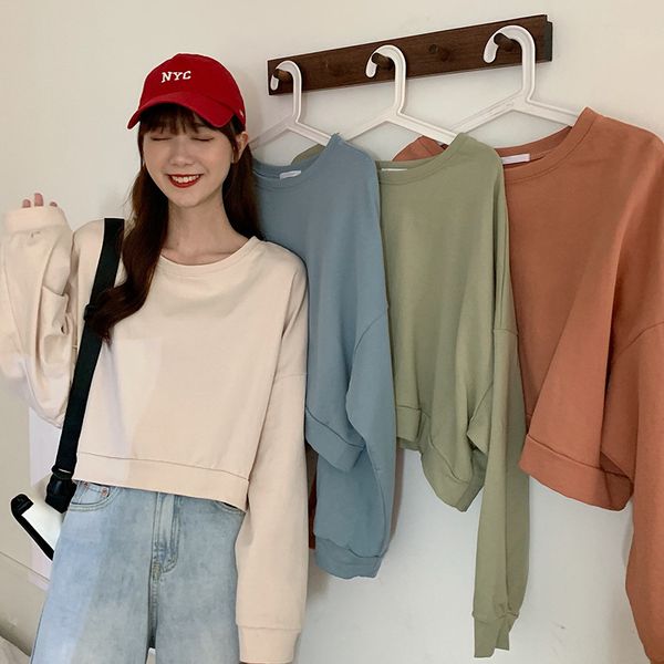 autumn regular loose hoodies sweatshirts women's casual round neck long-sleeved, Black
autumn regular loose hoodies sweatshirts women's casual round neck long-sleeved, Black