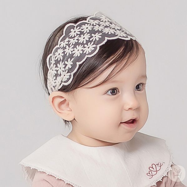 15995 sweet infant baby headband embroidery flower elastic hairband kids children princess hairbands hair accessory, Slivery;white
15995 sweet infant baby headband embroidery flower elastic hairband kids children princess hairbands hair accessory, Slivery;white