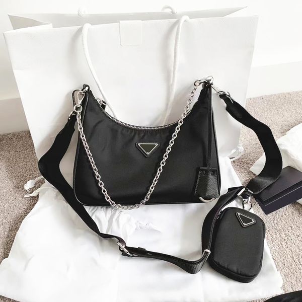 triple fashion re-edition 2000 2005 three-piece set nylon bag womens men bags luxurys cleo designer wallet with coin purse handbags prad
triple fashion re-edition 2000 2005 three-piece set nylon bag womens men bags luxurys cleo designer wallet with coin purse handbags prad