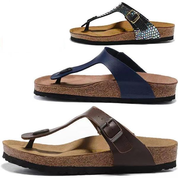 2022 birks designer men women sandals arizona gizeh nislippers casual flat cork bottom flip flops flat large size men's and women', Black
2022 birks designer men women sandals arizona gizeh nislippers casual flat cork bottom flip flops flat large size men's and women', Black
