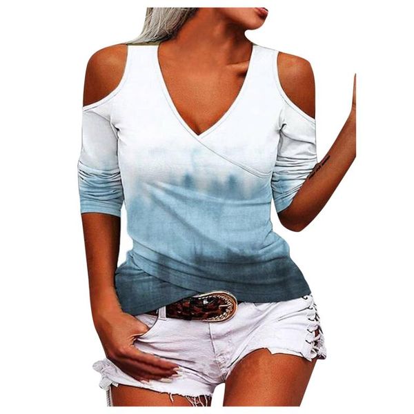 women's t-shirt women sweatshirt cold shoulder long sleeve v neck casual loose pullover shirts roupas femininas in stockwomen's, White
women's t-shirt women sweatshirt cold shoulder long sleeve v neck casual loose pullover shirts roupas femininas in stockwomen's, White