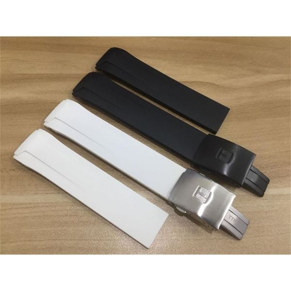 22mm t024417a watchband black silicone rubber strap for t024 t024427 220819, Black;brown
22mm t024417a watchband black silicone rubber strap for t024 t024427 220819, Black;brown