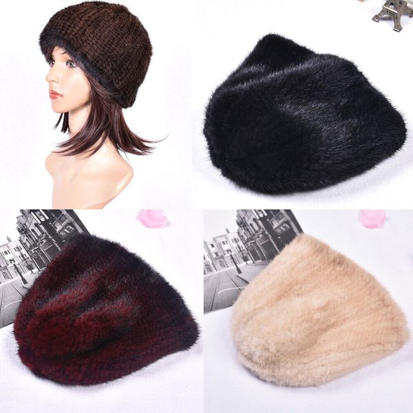 women's real mink fur hat winter beanie cap high elastic double side tight knit, Blue;gray
women's real mink fur hat winter beanie cap high elastic double side tight knit, Blue;gray