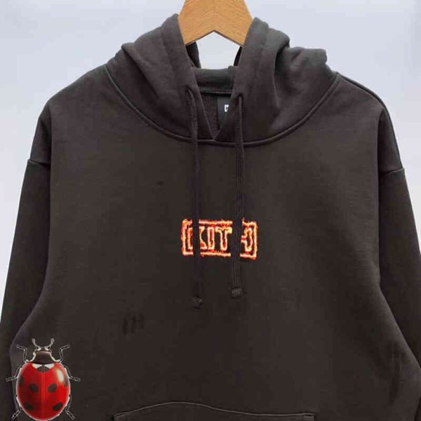 embroidery flame box kith hoodie fleece men women washed dark coffee sweatshirts heavy fabric pullover, Black
embroidery flame box kith hoodie fleece men women washed dark coffee sweatshirts heavy fabric pullover, Black