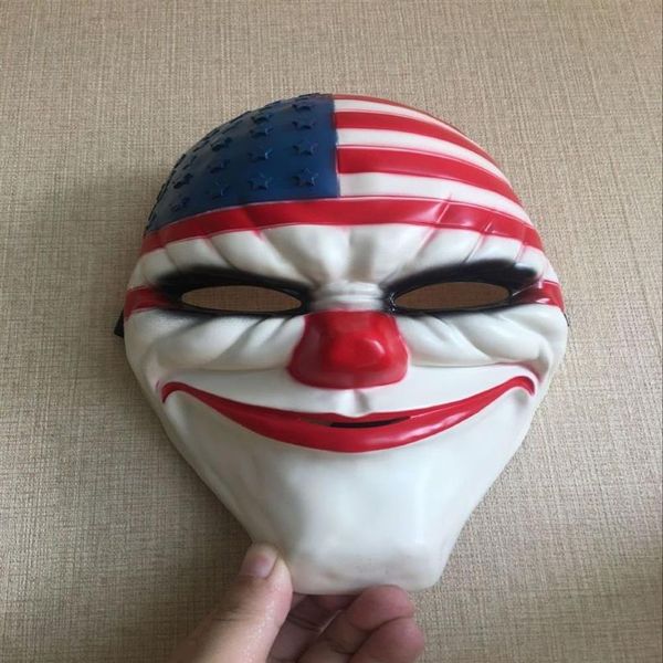 new 160g quality payday 2 kids clown face mask fancy dress halloween horror prop costumes279e
new 160g quality payday 2 kids clown face mask fancy dress halloween horror prop costumes279e