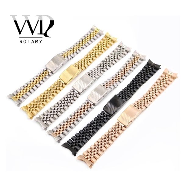 rolamy 13 17 19 20 22mm wholesale hollow curved end solid screw links replacement watch band strap old style jubilee dayjust 220819, Black;brown
rolamy 13 17 19 20 22mm wholesale hollow curved end solid screw links replacement watch band strap old style jubilee dayjust 220819, Black;brown